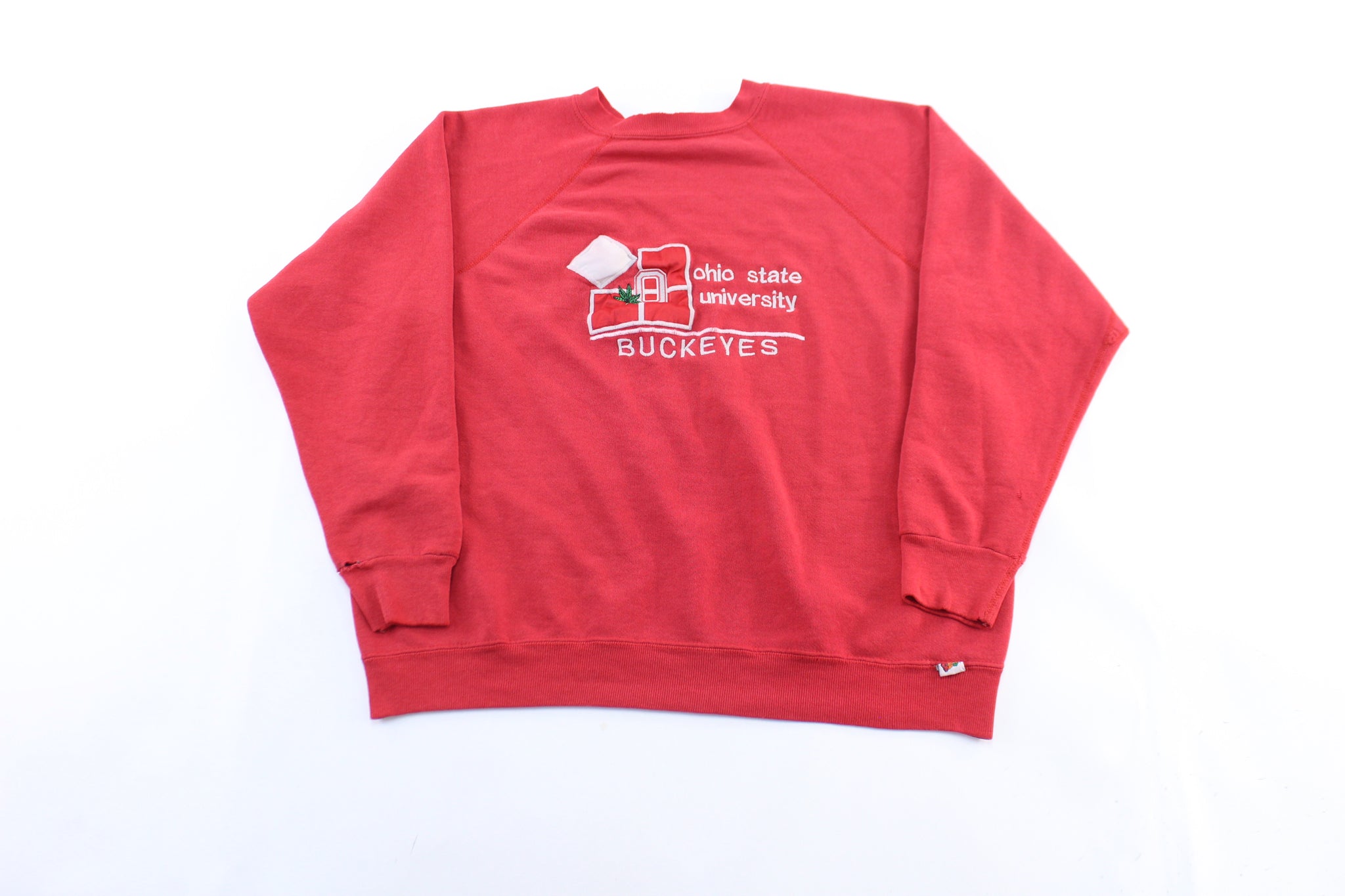 ThriftedThreads 90 s Ohio State University Buckeyes Embroidered Sweatshirt