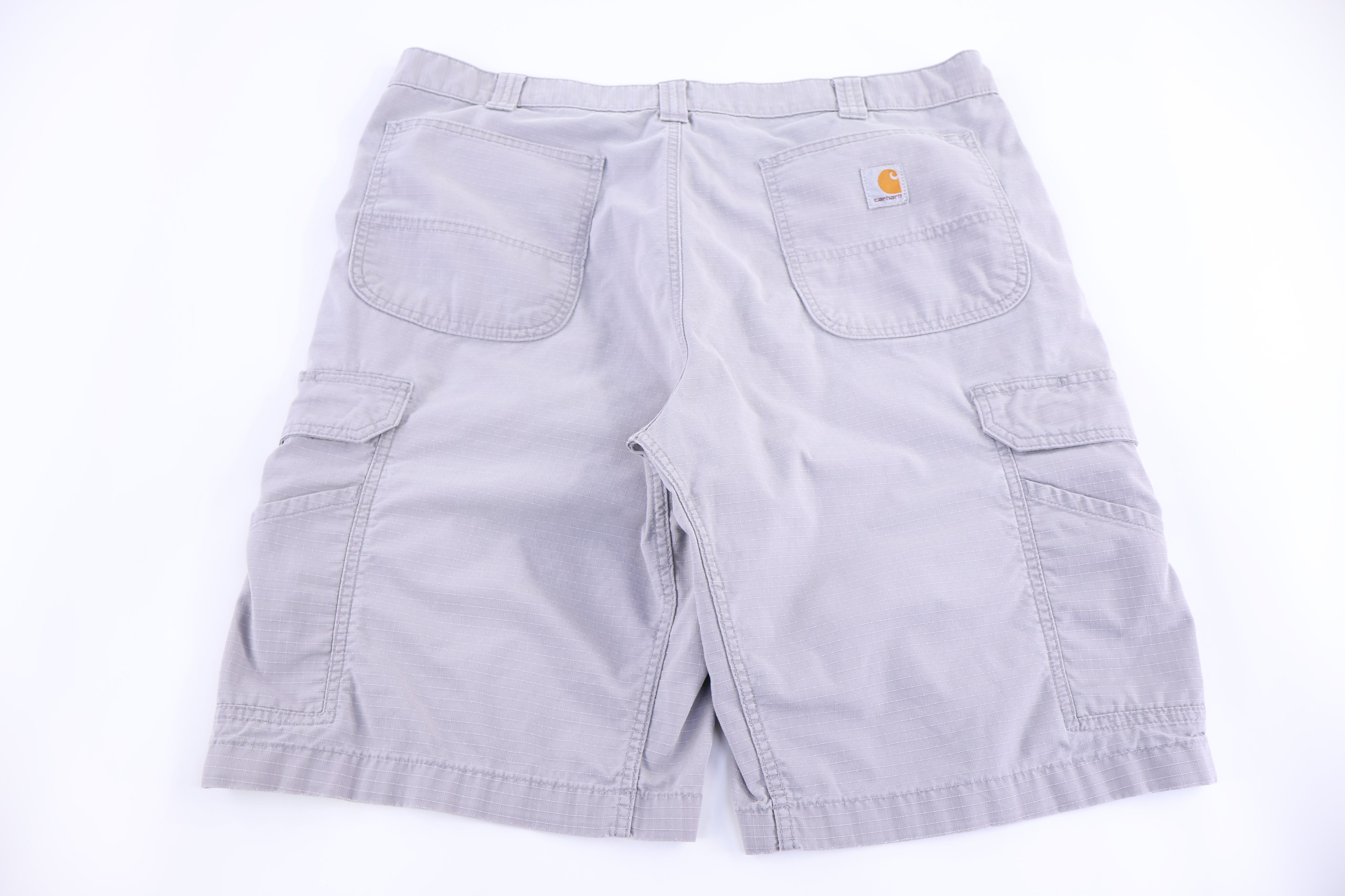 Carhartt Logo Patch Grey Cargo Shorts