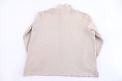 Polo Ralph Lauren Embroidered Logo Tan Embroidered Logo Quarter Zip Pullover