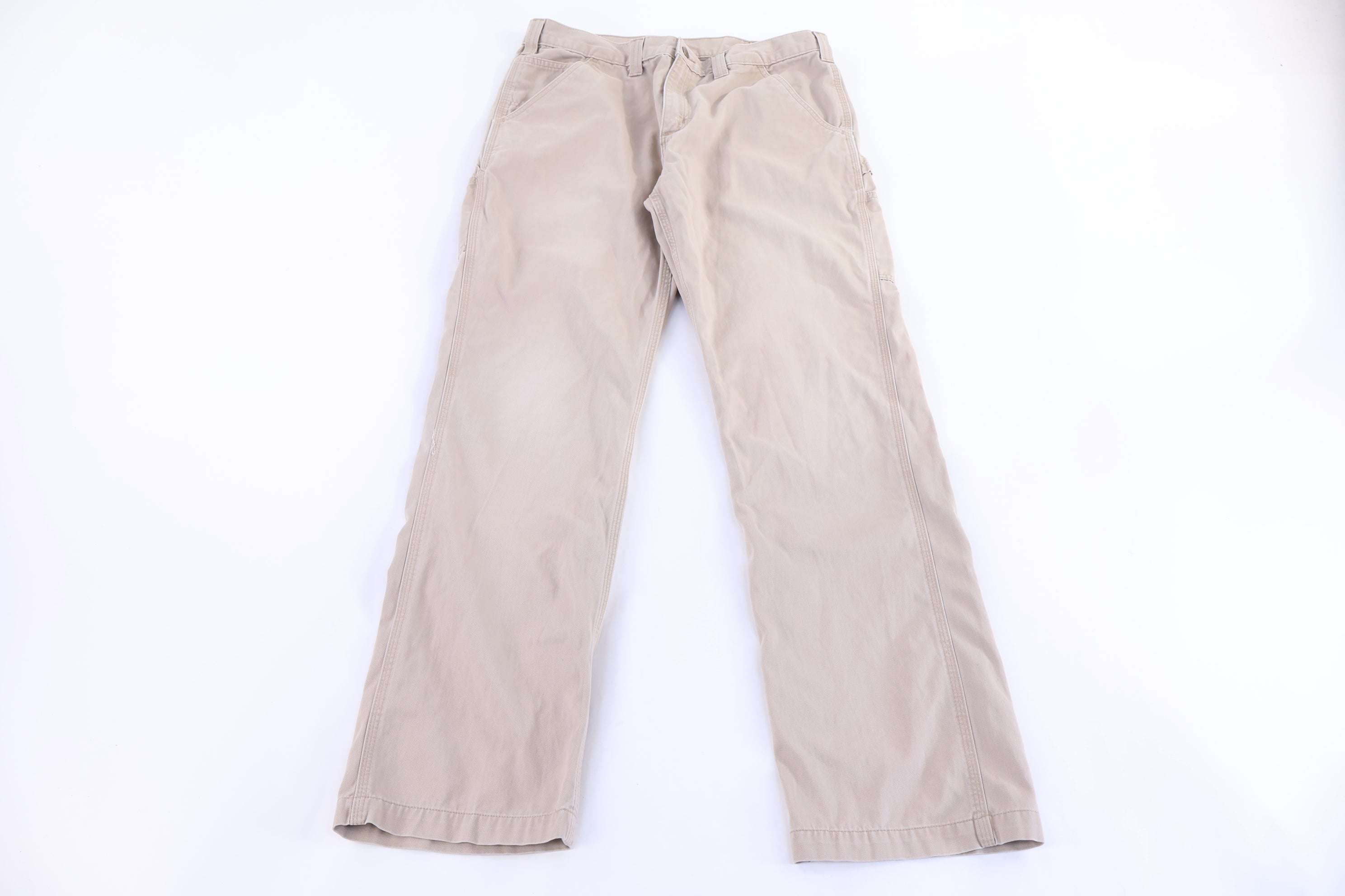 Carhartt Logo Patch Tan Relaxed Fit Pants