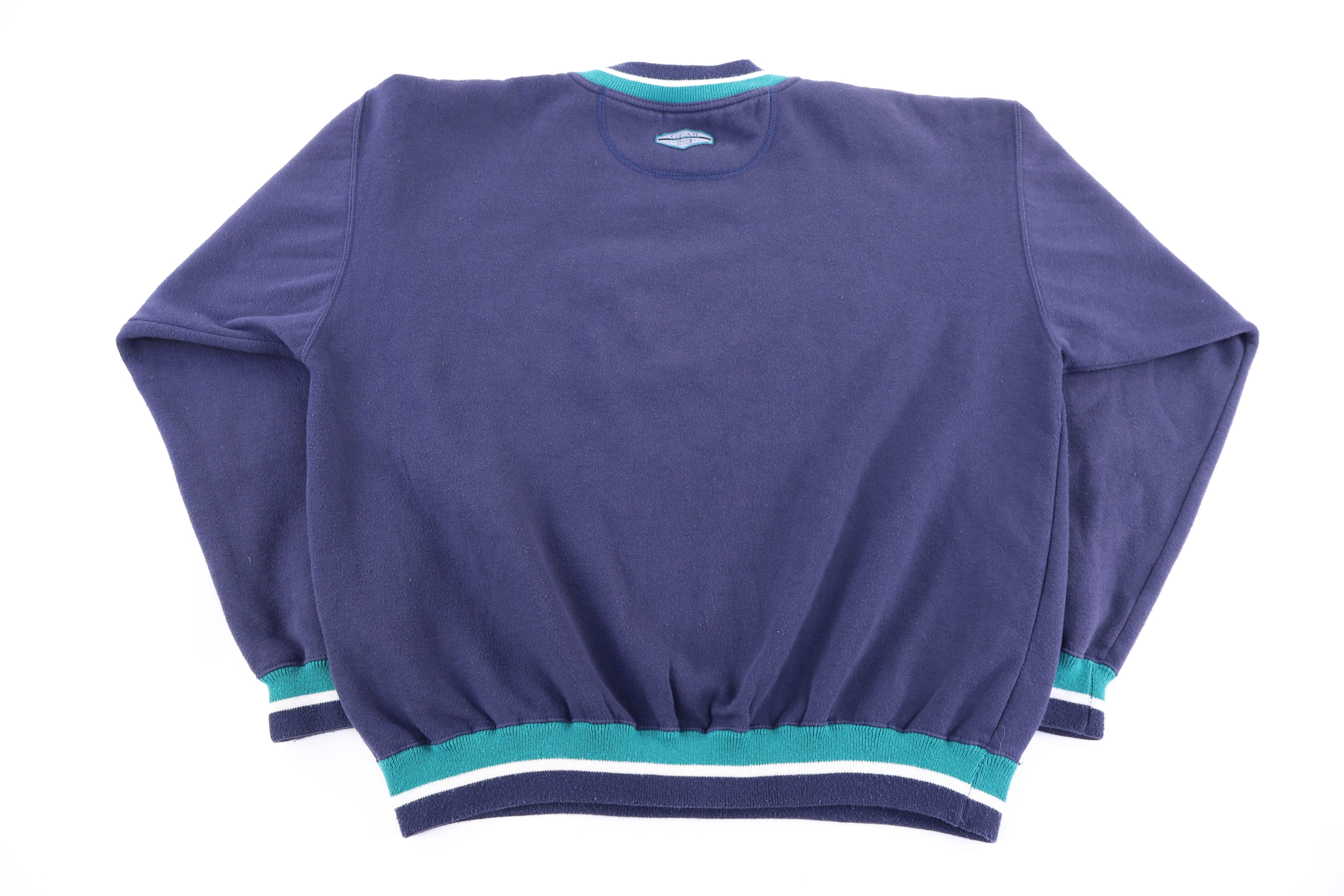 90's Pebble Beach Golf Embroidered Sweatshirt