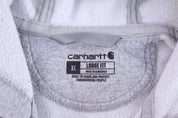 Carhartt Logo Patch Grey Full Zip Jacket