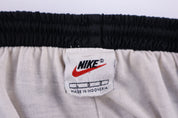 90's Nike Embroidered Logo Black Track Pants