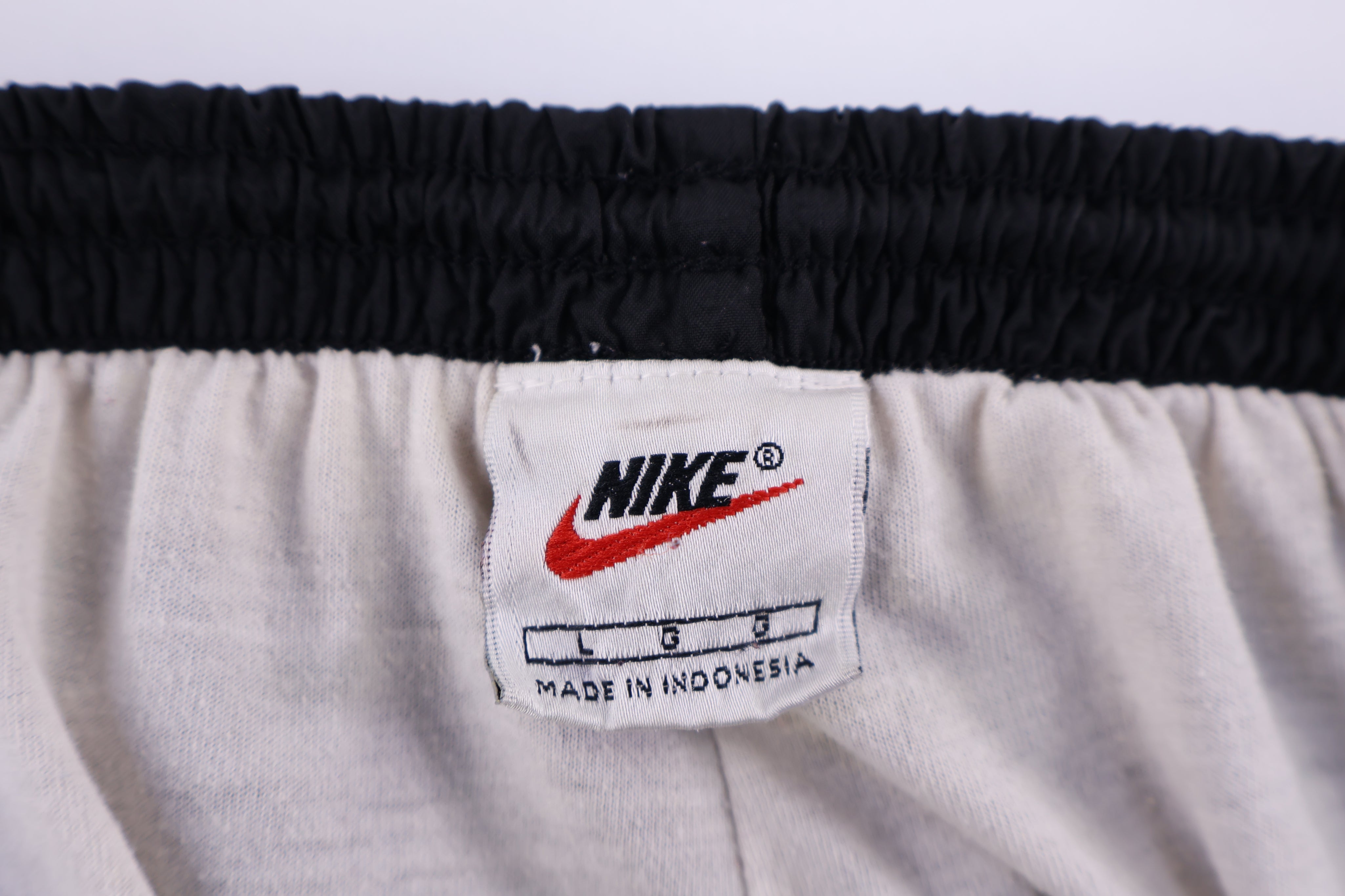90's Nike Embroidered Logo Black Track Pants