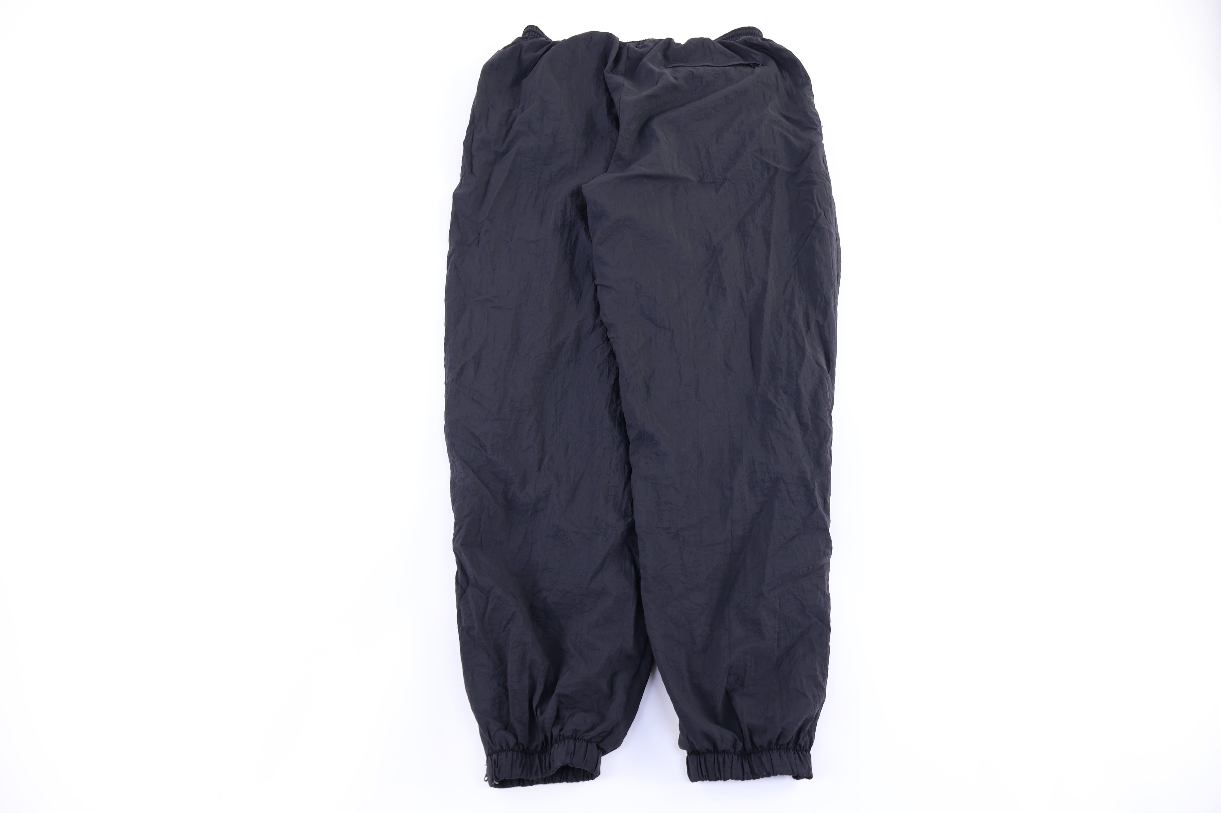 90's Nike Embroidered Logo Black Track Pants