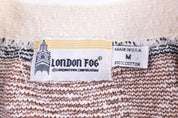 90's London Fog Tan Cardigan Sweater