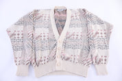 90's London Fog Tan Cardigan Sweater