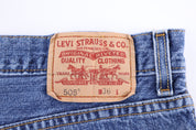 Levi's 505 Medium Wash Denim Shorts