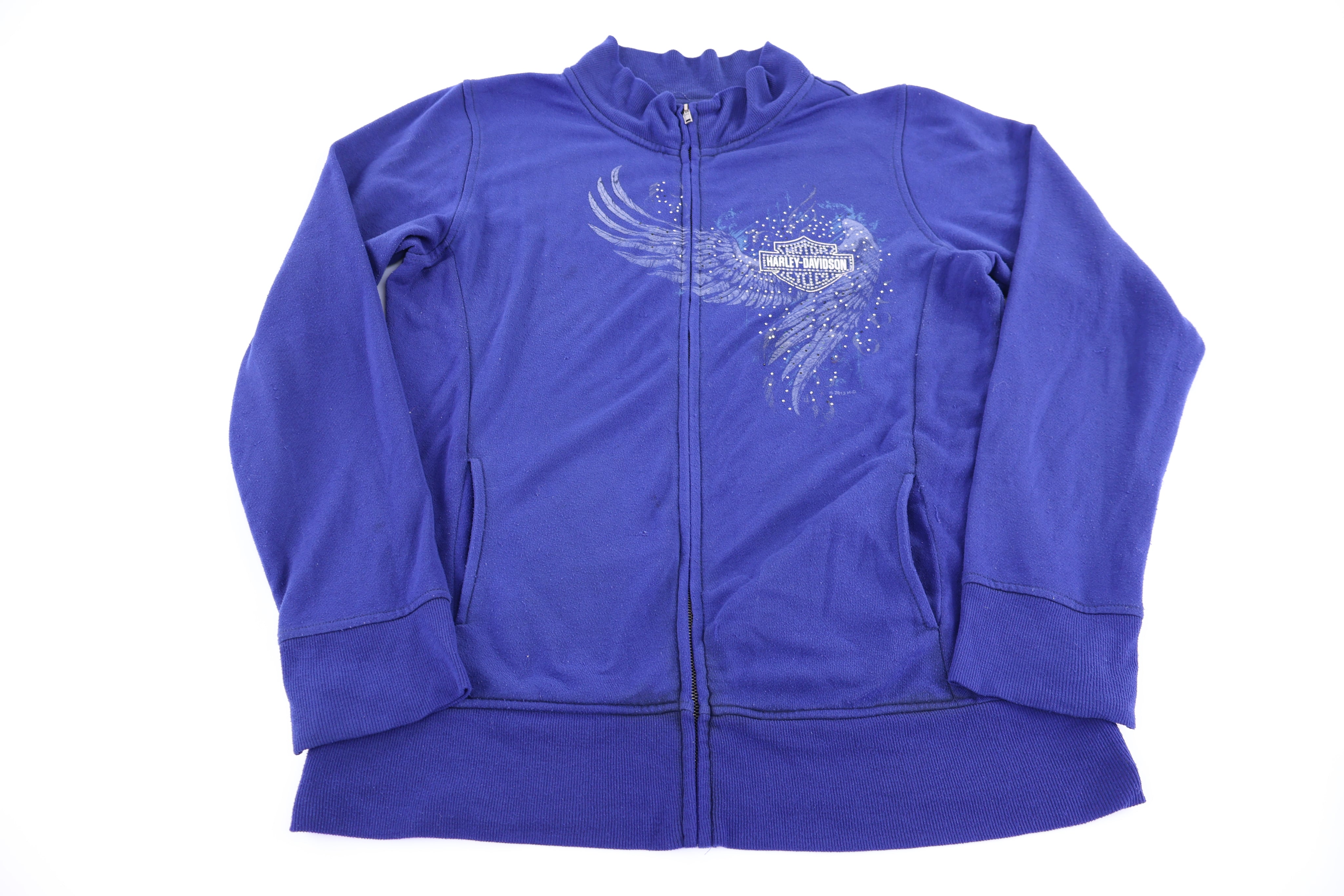 Women's Harley Davidson Motorcycles Full Zip Sweater