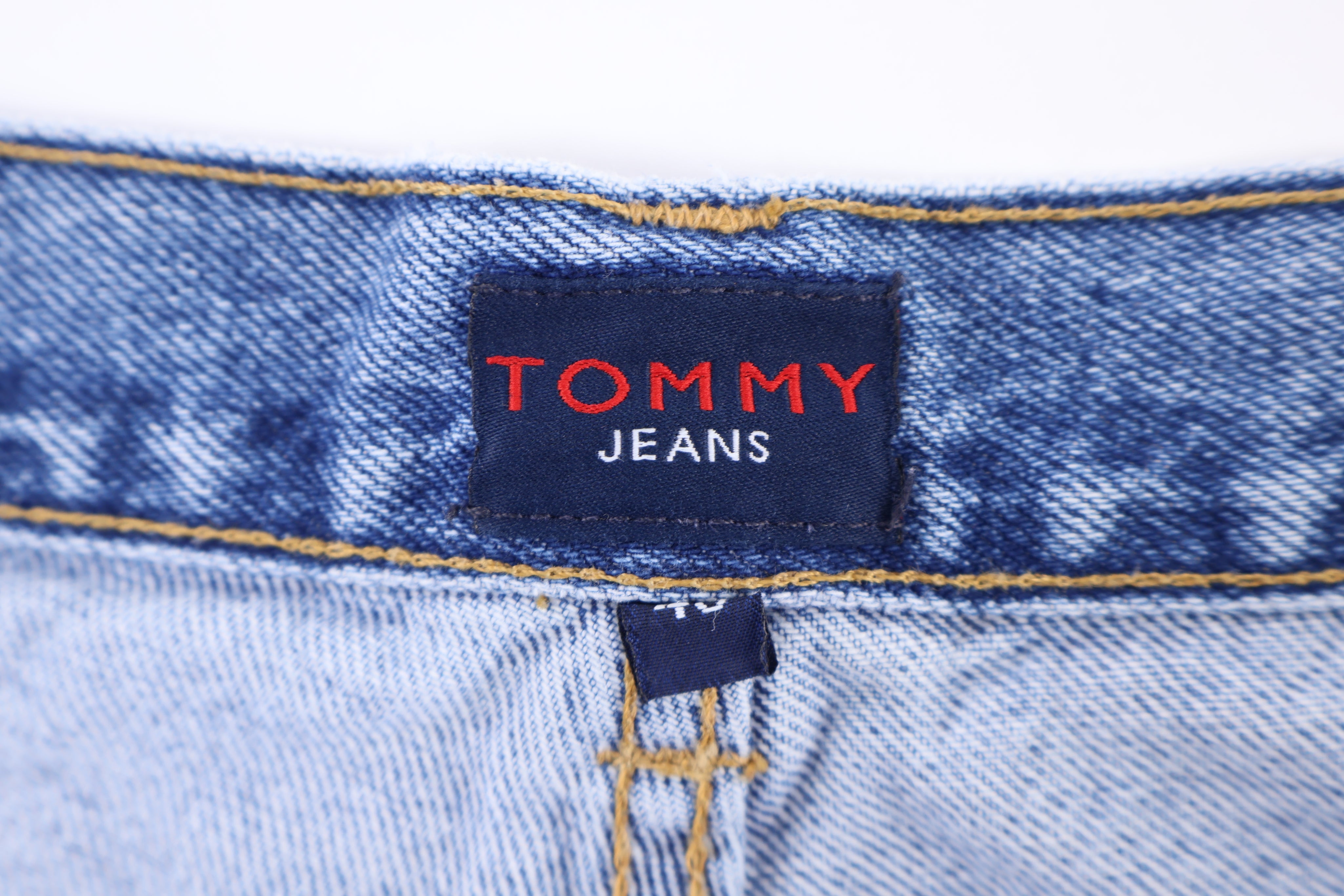 Vintage Tommy Hilfiger Embroidered Denim Shorts