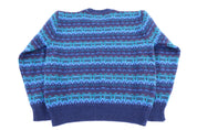 90's Red St. James Multicolor Knit Sweater