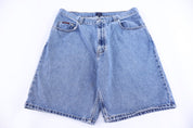 Vintage Tommy Hilfiger Embroidered Denim Shorts