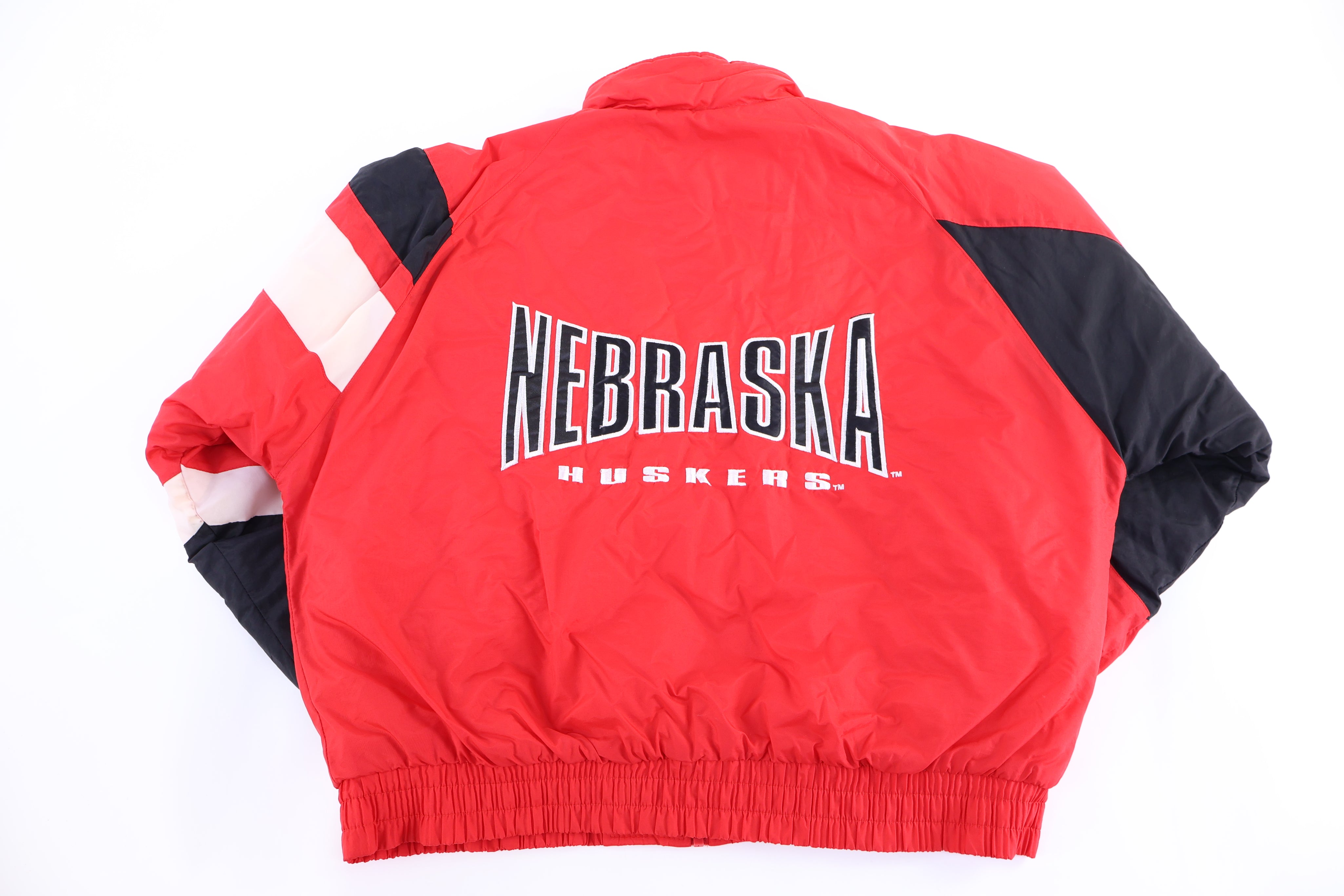 Vintage University of Nebraska Huskers Full Zip Puffer Jacket