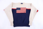 Women's Polo by Ralph Lauren American Flag Knit Sweater