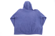 90's Adidas Embroidered Logo Blue Pullover Hoodie