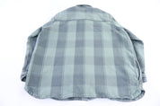 Carhartt Logo Patch Green Plaid LS Button Down