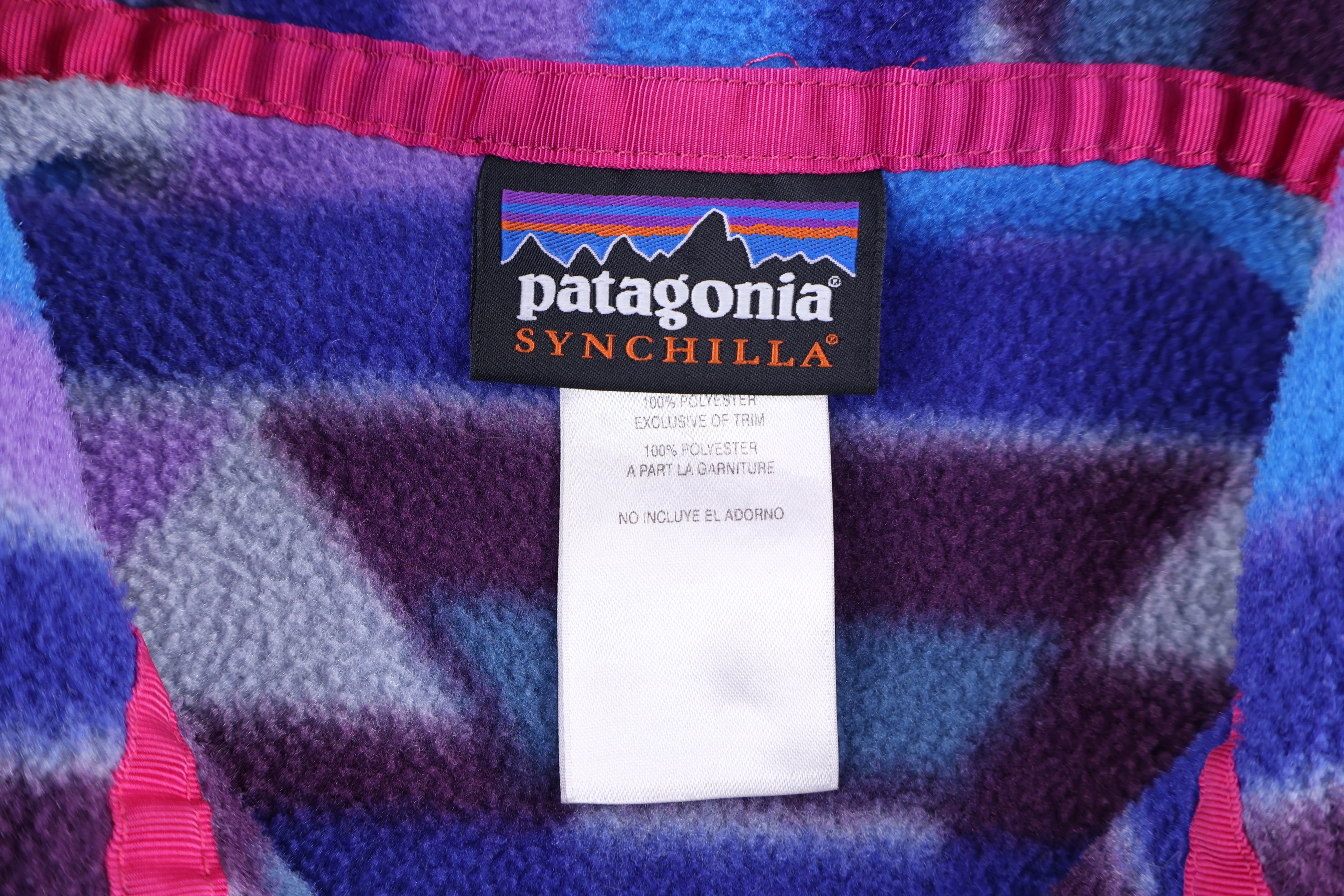Patagonia Synchilla Logo Patch Snap-T Fleece Pullover