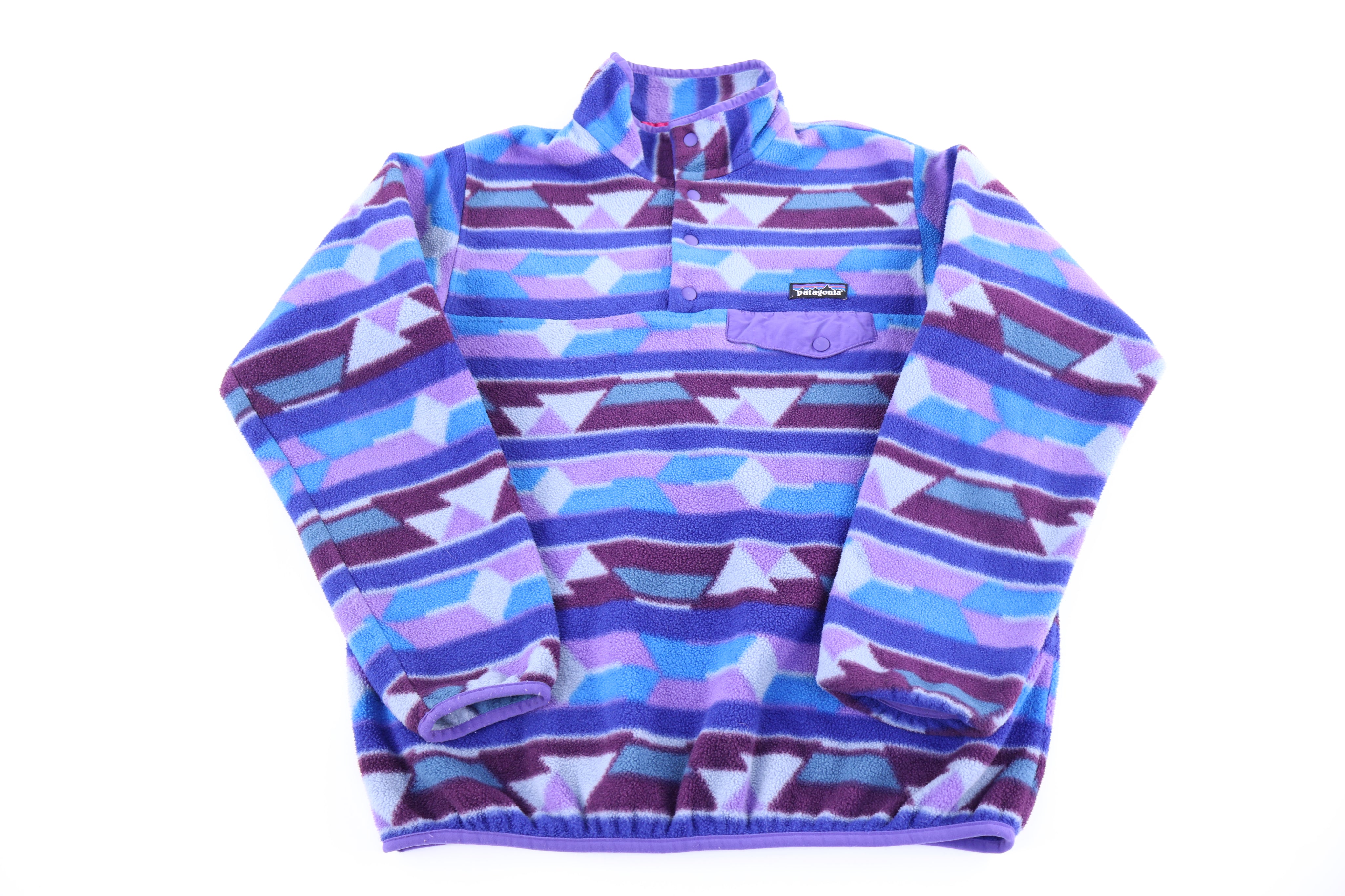 Patagonia Synchilla Logo Patch Snap-T Fleece Pullover