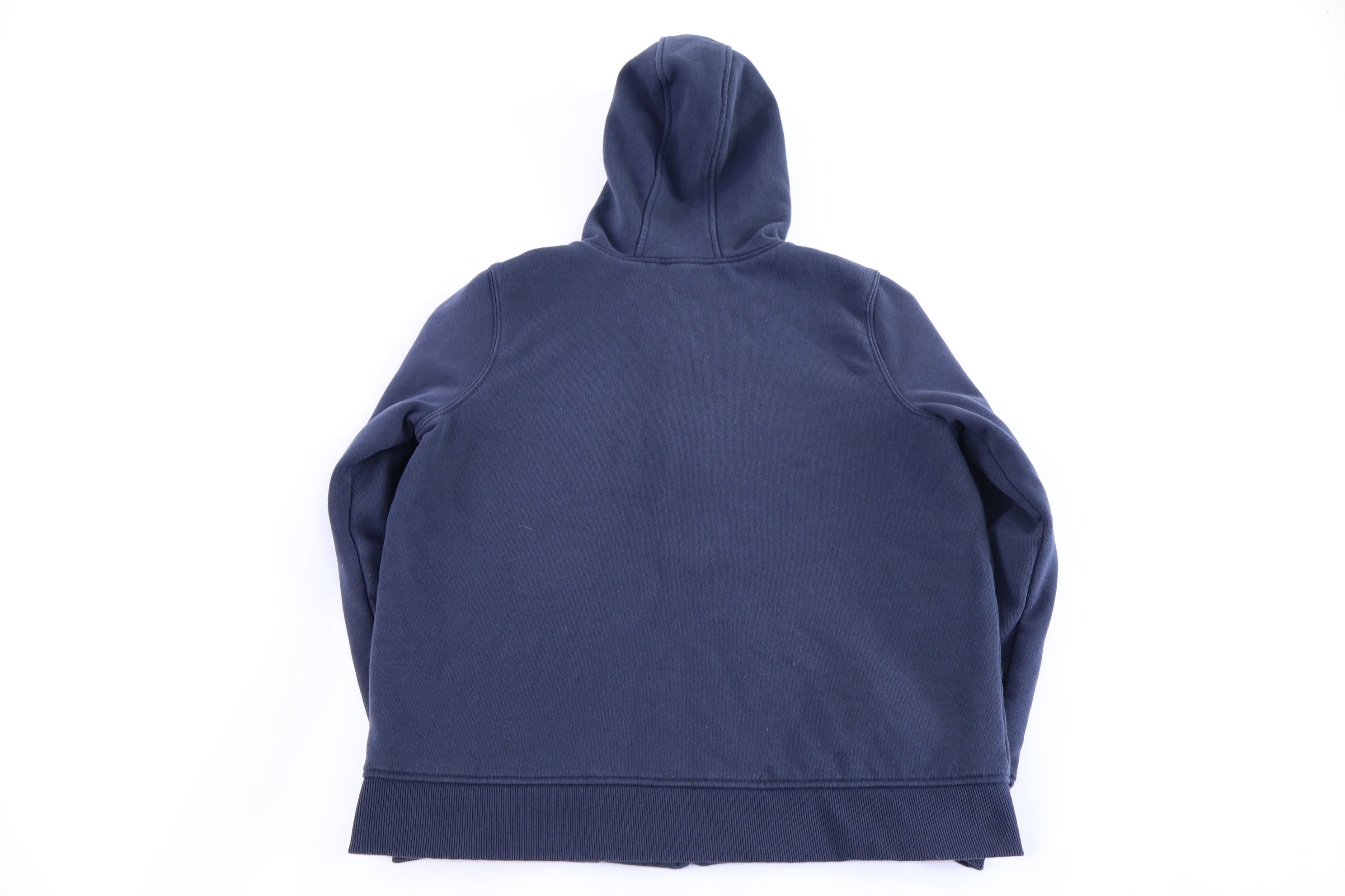 Women's Carhartt Logo Patch Blue Full Zip Hoodie