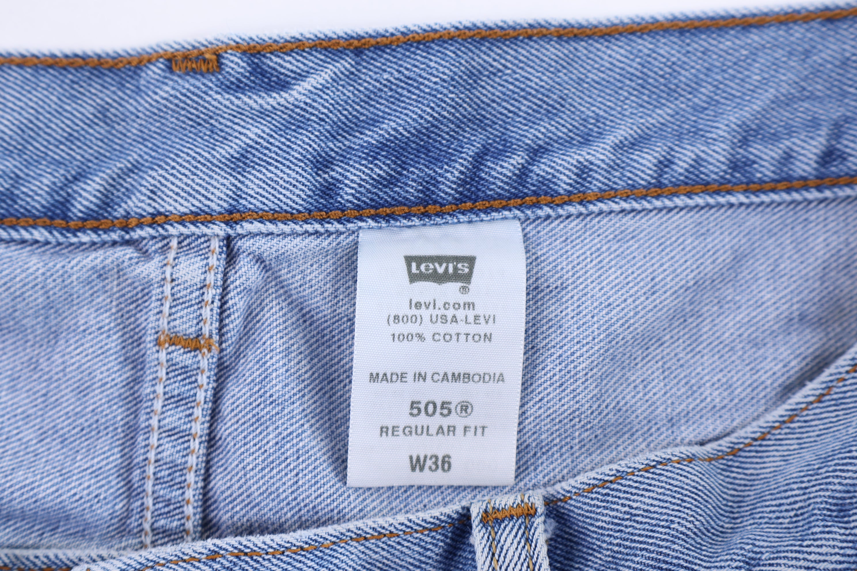 Vintage Levi's Light Wash Denim Shorts