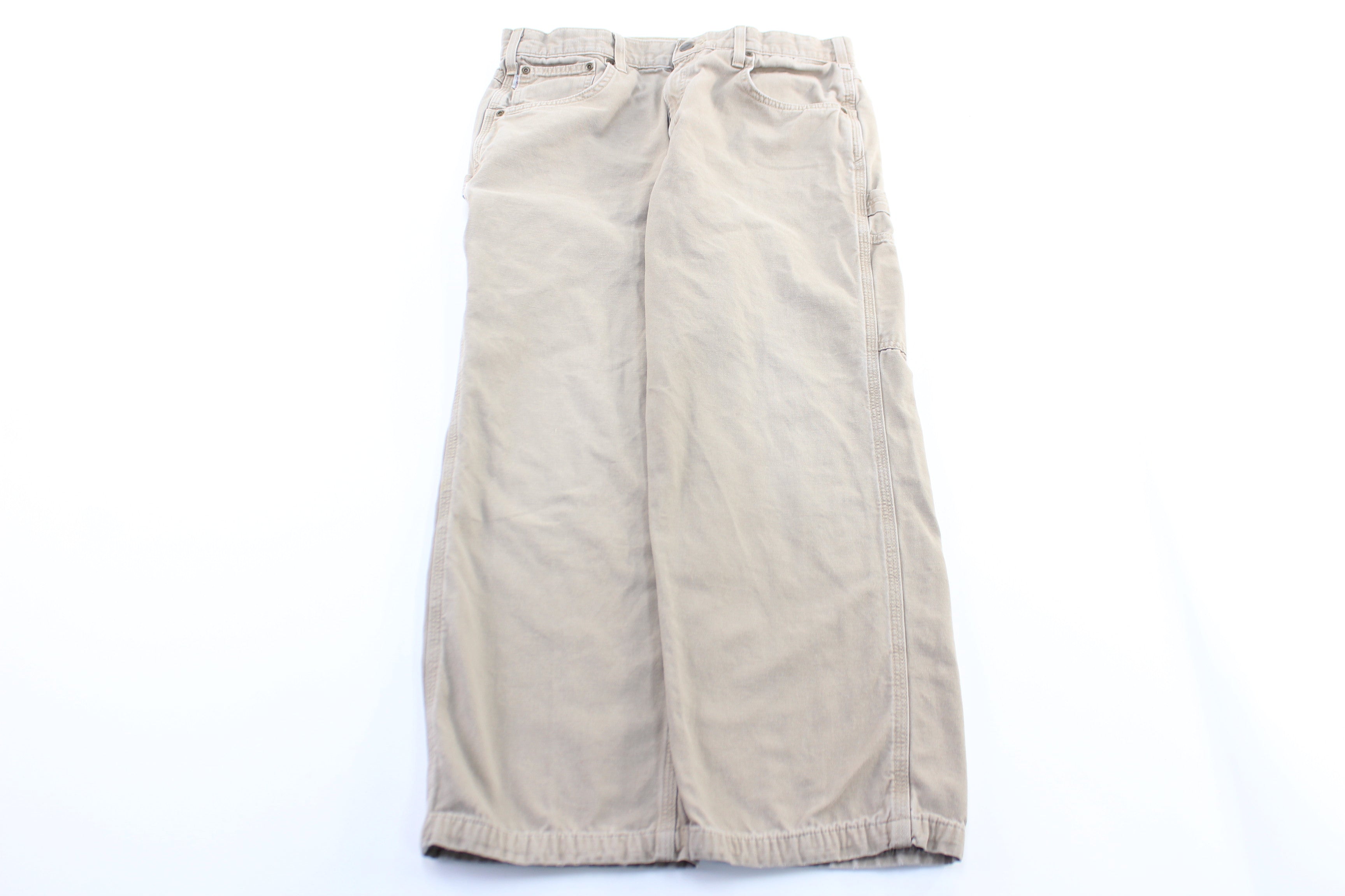 Carhartt Logo Patch Khaki Pants