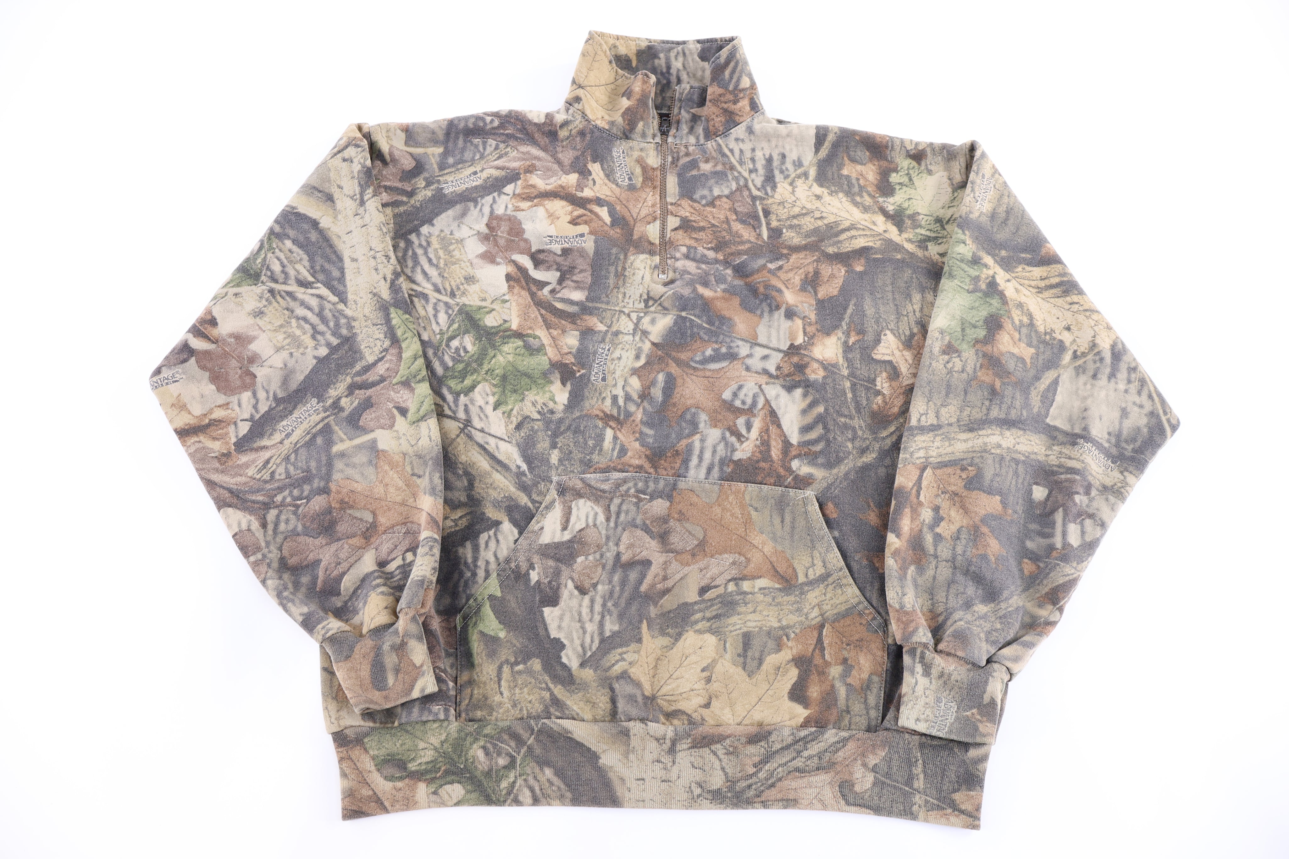 Vintage Liberty Camo Quarter Zip Sweatshirt