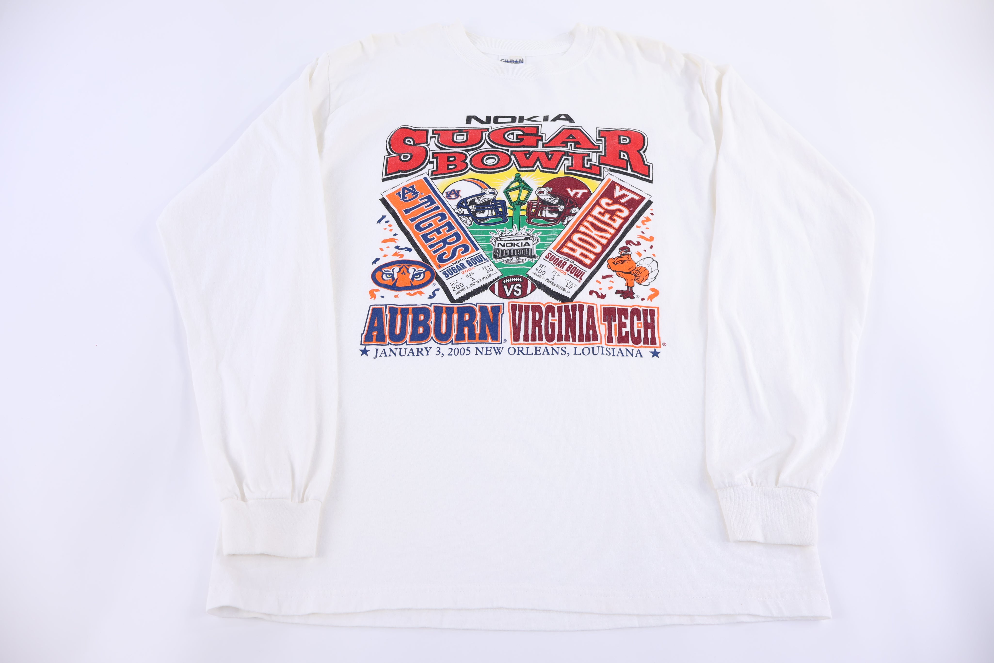 2005 Sugar Bowl Hokies Vs Tigers LS T-shirt