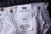 Levi's 501 Black Denim Jeans