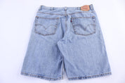 Levi's 505 Light Wash Denim Shorts