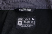 Carhartt Logo Patch Grey Rugged Flex Button Down
