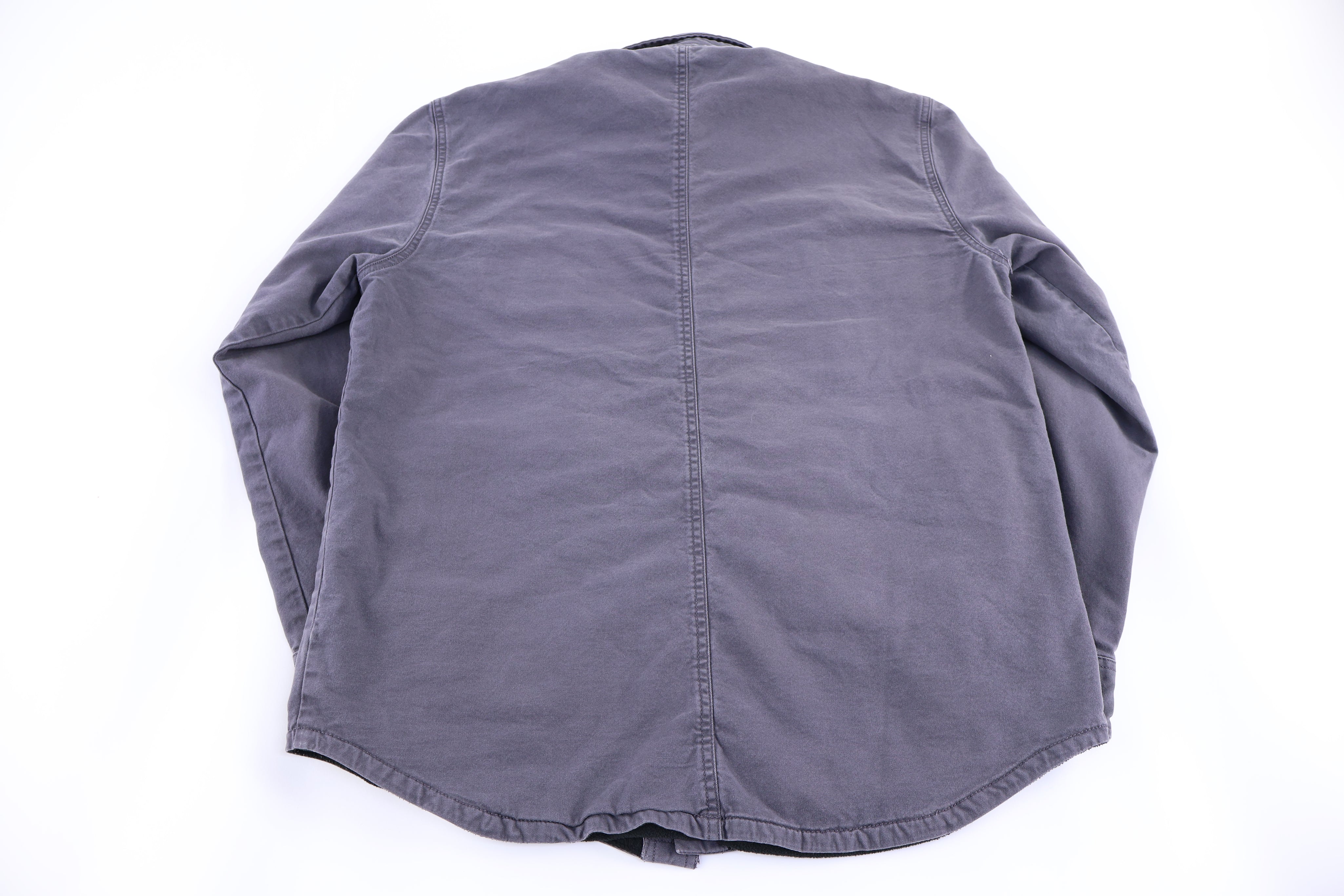 Carhartt Logo Patch Grey Rugged Flex Button Down