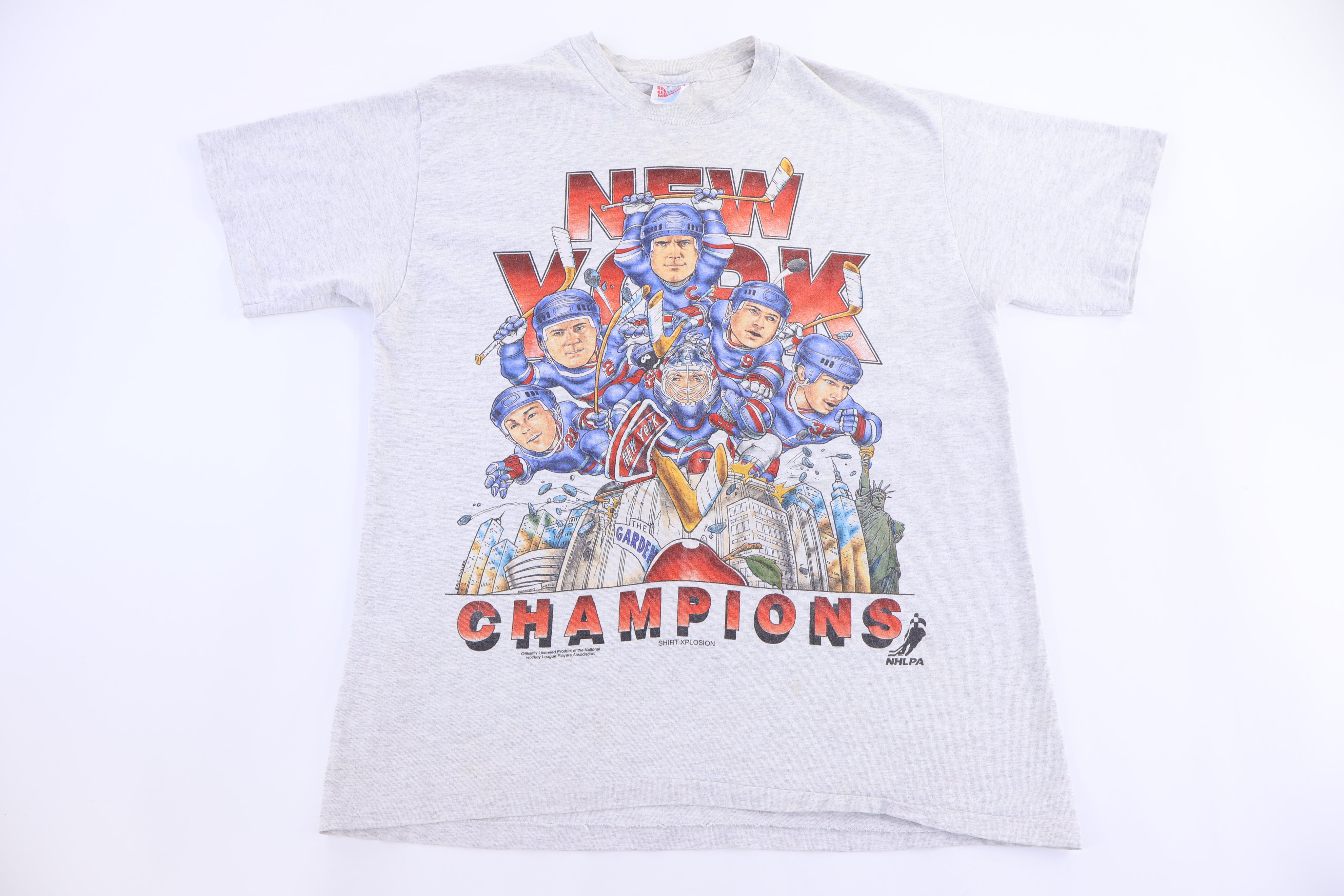 90's New York Rangers Hockey We Are The Champions T-shirt