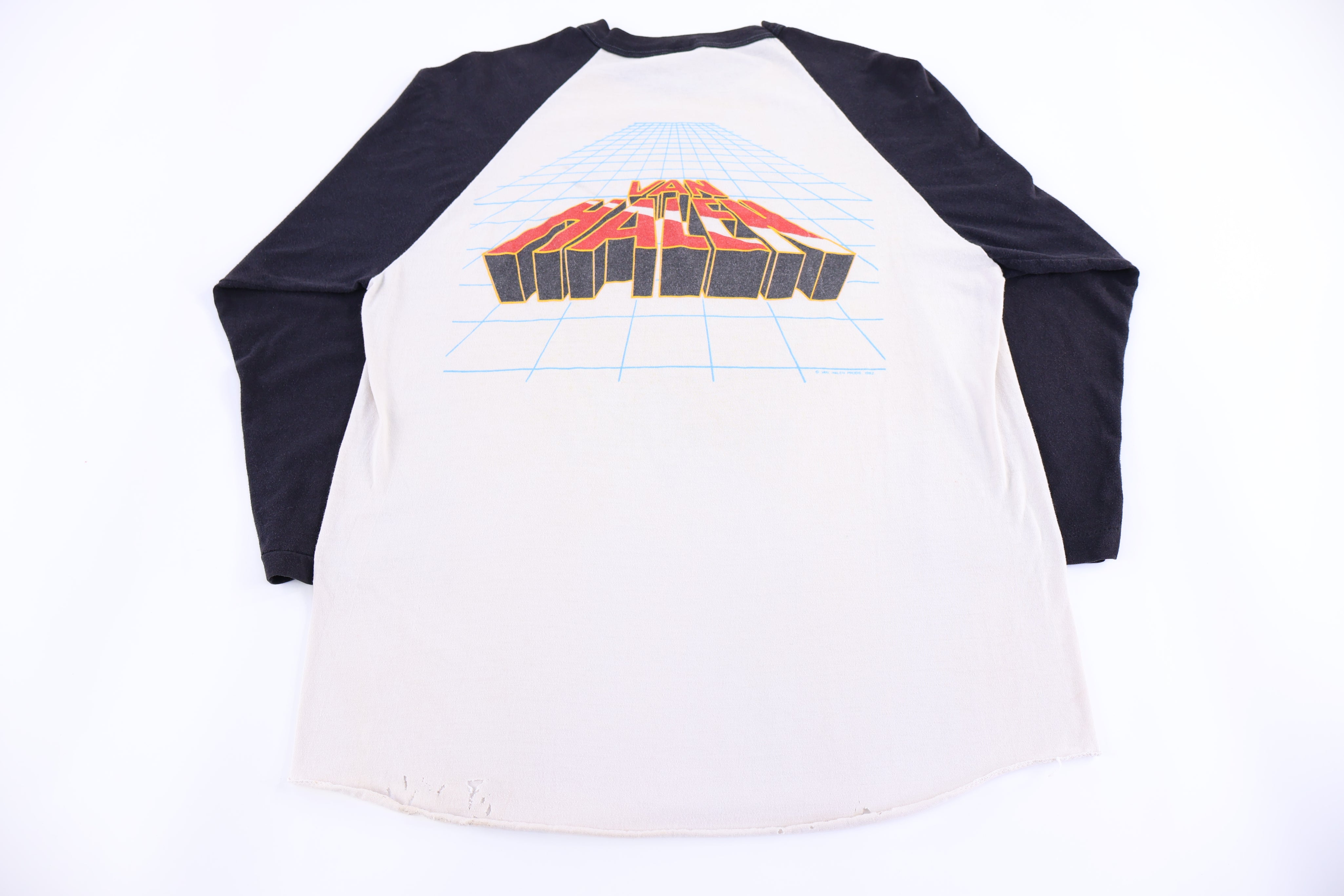 1982 Van Halen Live Raglan T-shirt