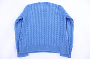 Women's Lauren Ralph Lauren Blue Cable Knit Sweater