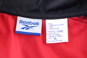 Vintage Reebok Red, Black & White Full Zip Windbreaker