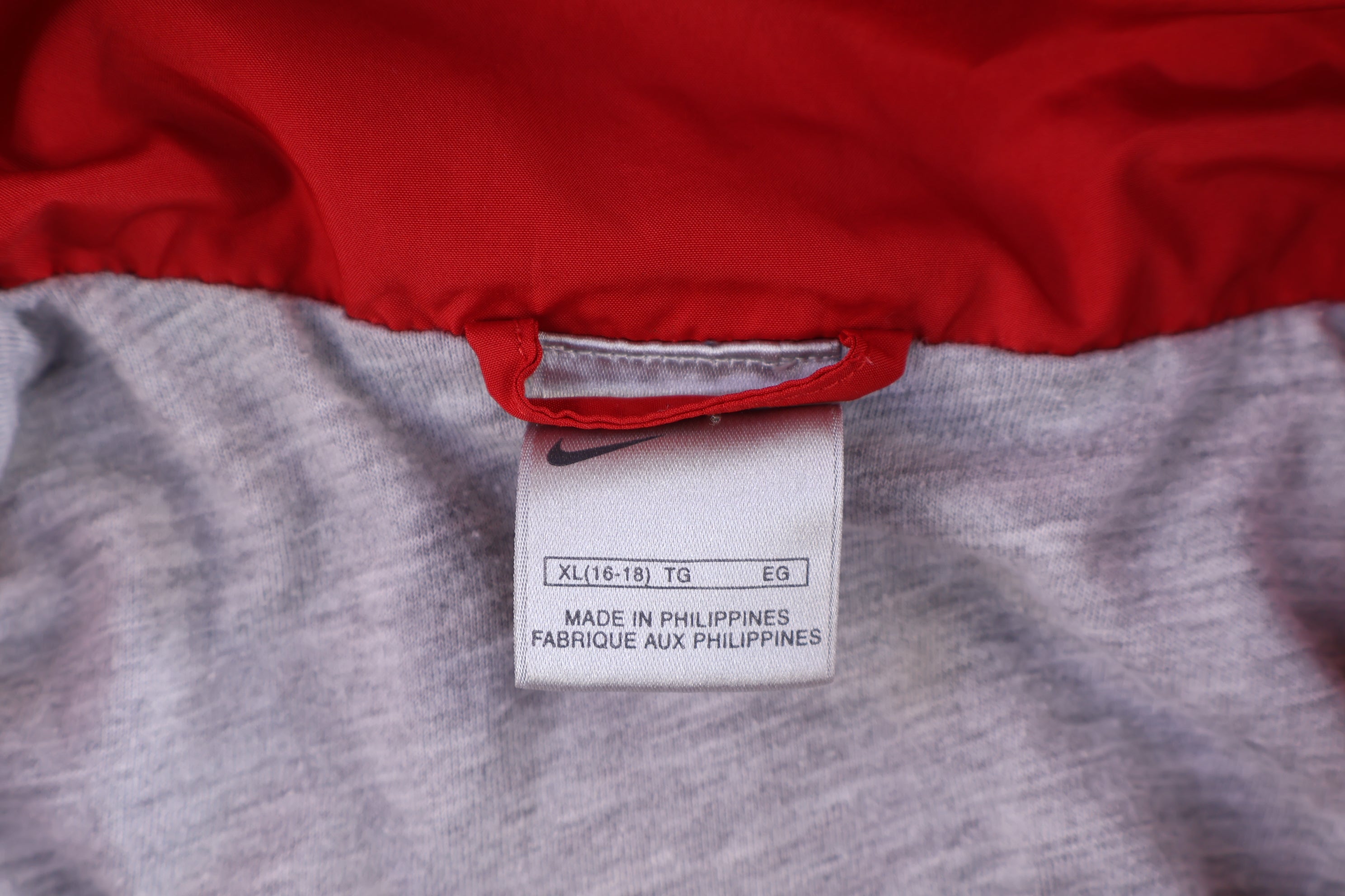 Women's Nike Embroidered Logo Red Full Zip Jacket