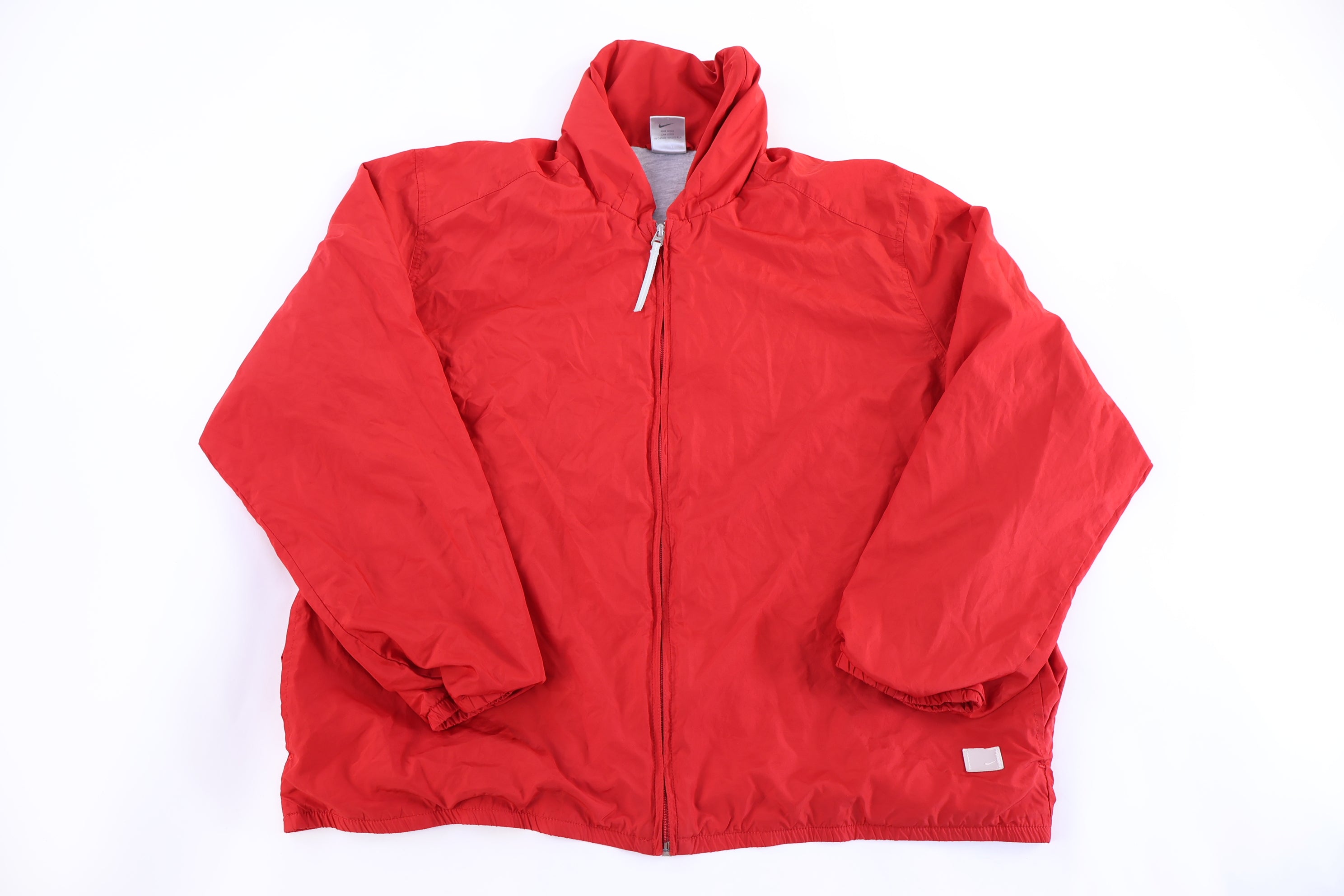 Women's Nike Embroidered Logo Red Full Zip Jacket