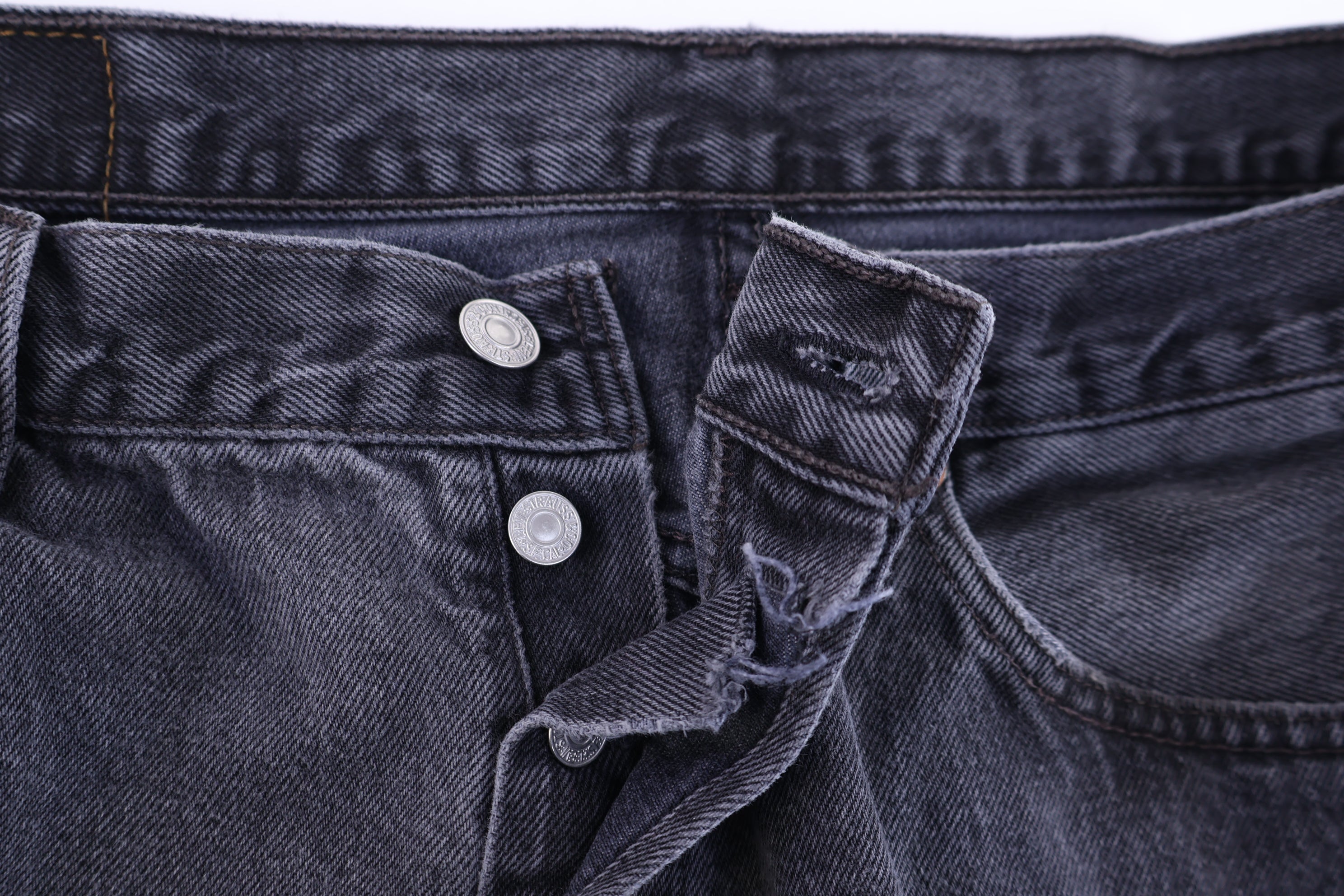 90's Levi's 501 Black Denim Jeans