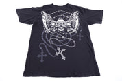 Archaic Grunge Skull Graphic T-shirt