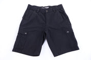 Carhartt Logo Patch Black Relaxed Fit Shorts