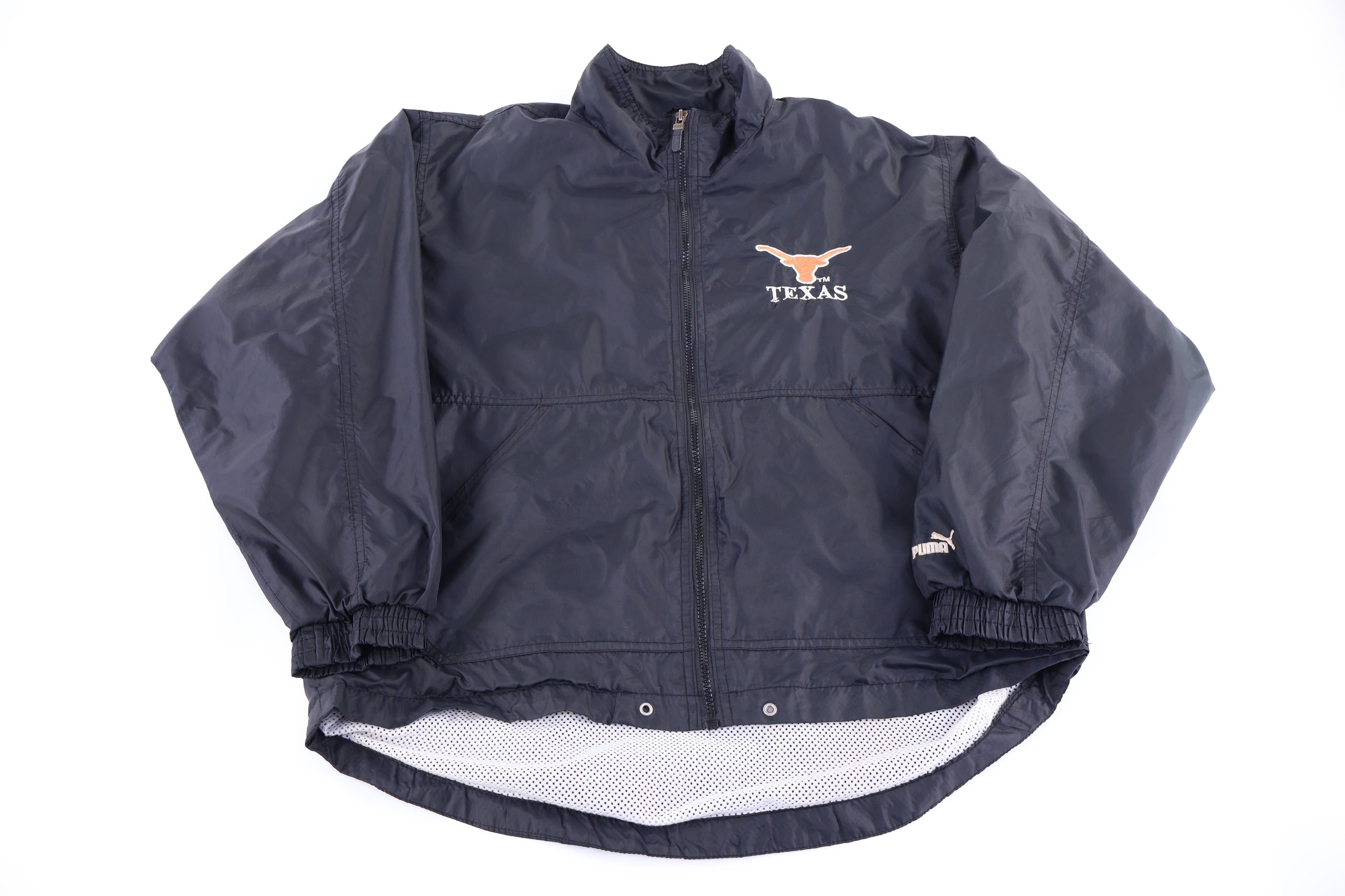 Vintage University of Texas Full Zip Windbreaker