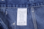 Carhartt Logo Patch Dark Wash Denim Jeans