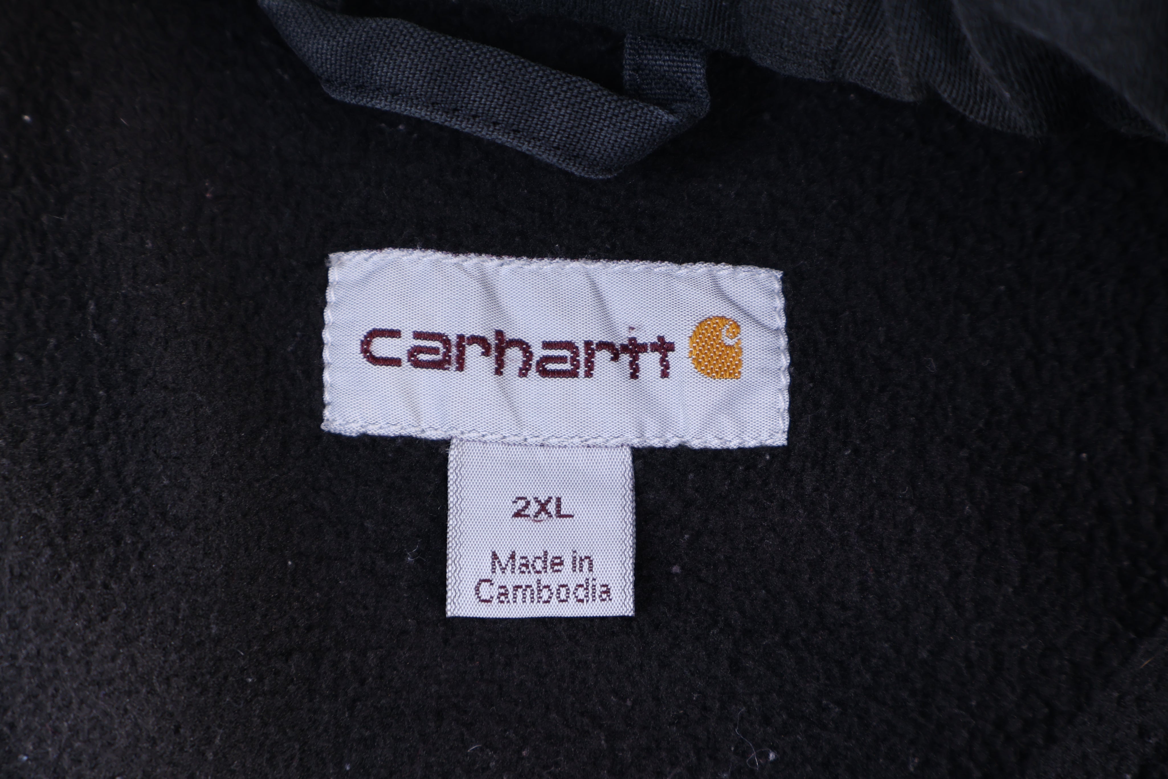 Carhartt Logo Patch Full Snap Hooded Jacket