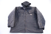 Carhartt Logo Patch Full Snap Hooded Jacket
