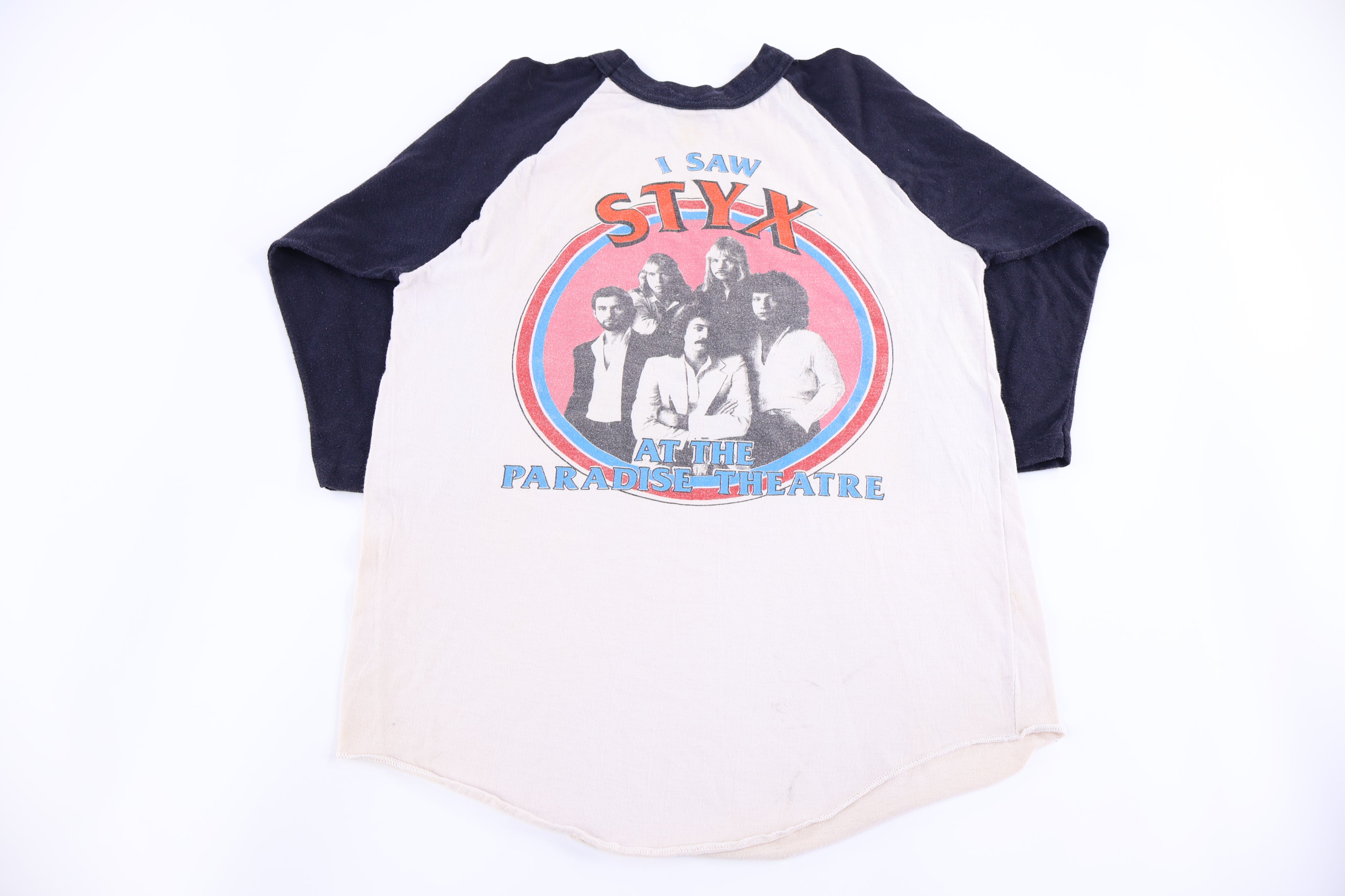 1981 Styx Paradise Theatre Show Raglan T-shirt