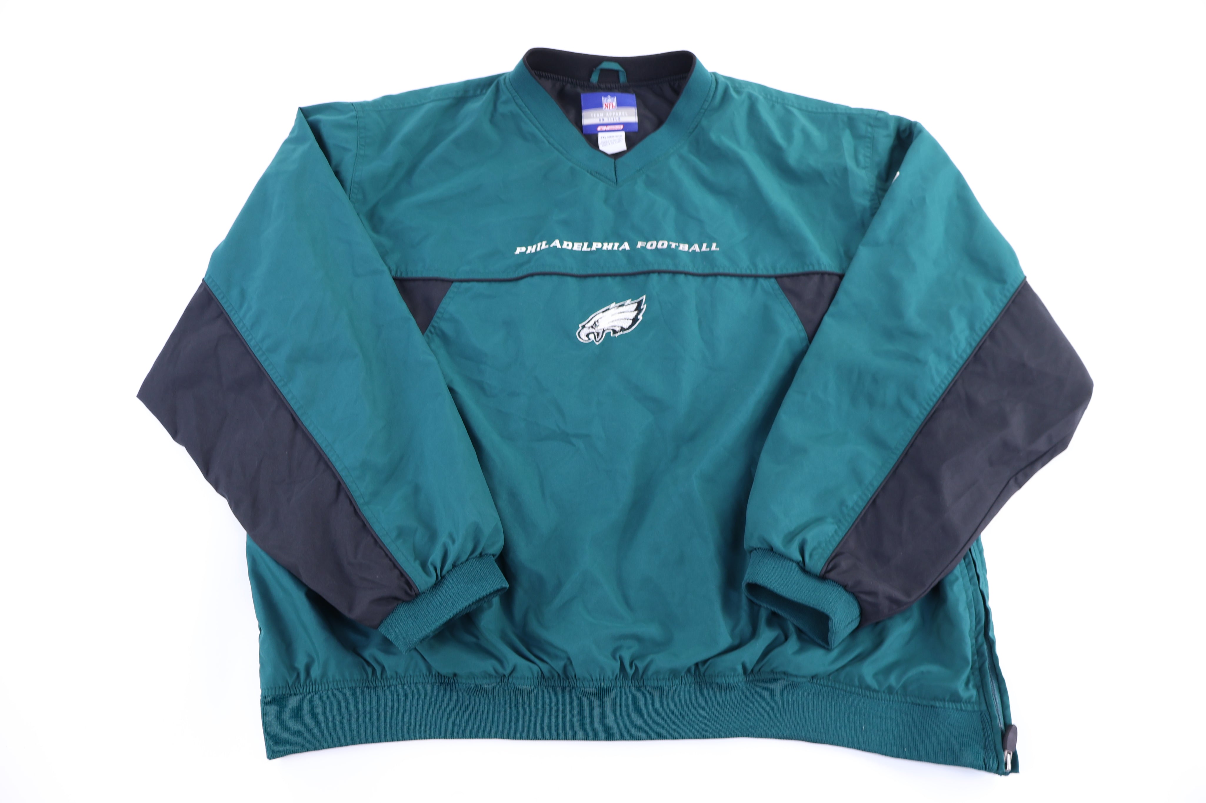 Vintage Philadelphia Eagles Football Pullover windbreaker