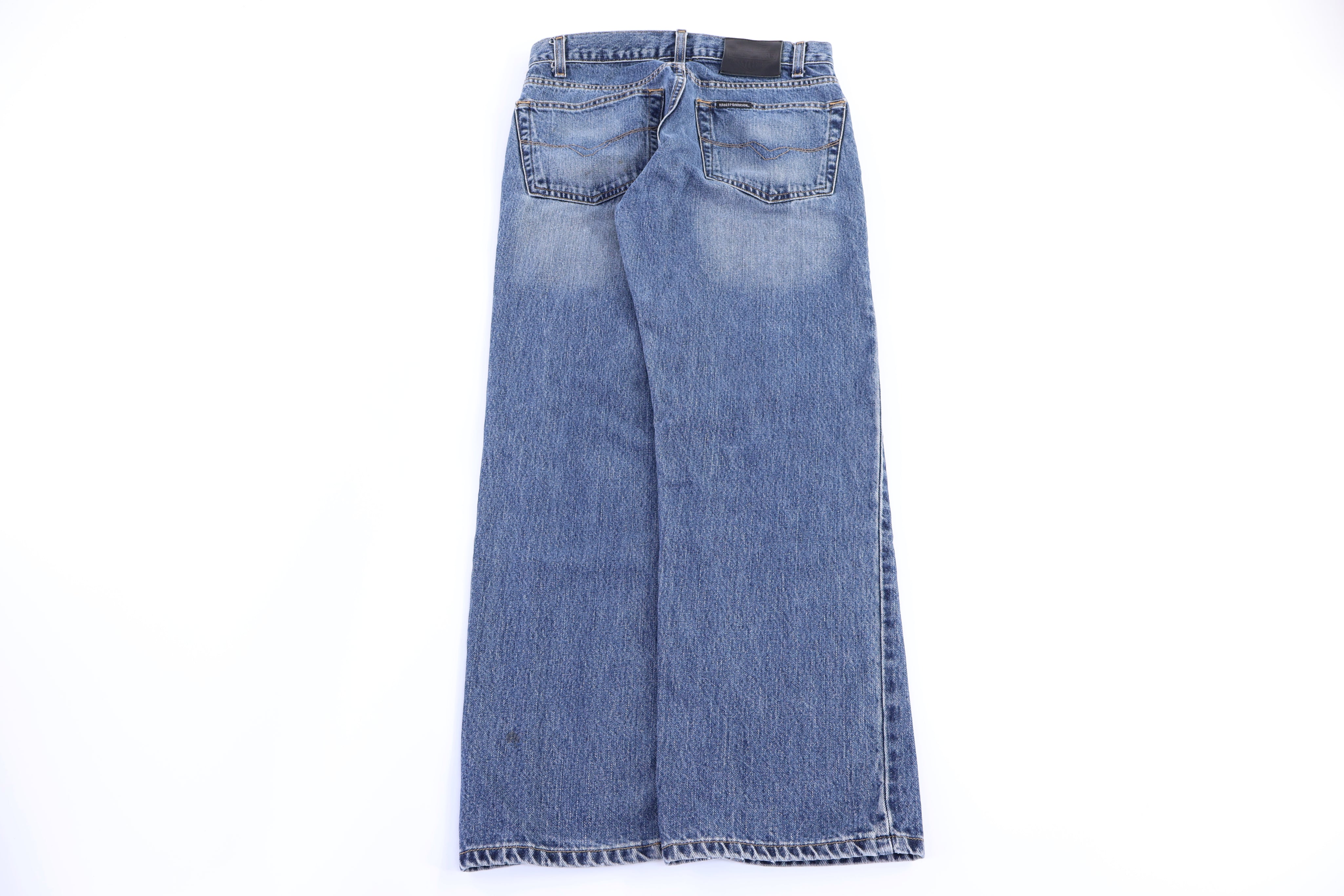 Harley Davidson Motorcycles Medium Wash Denim Jeans