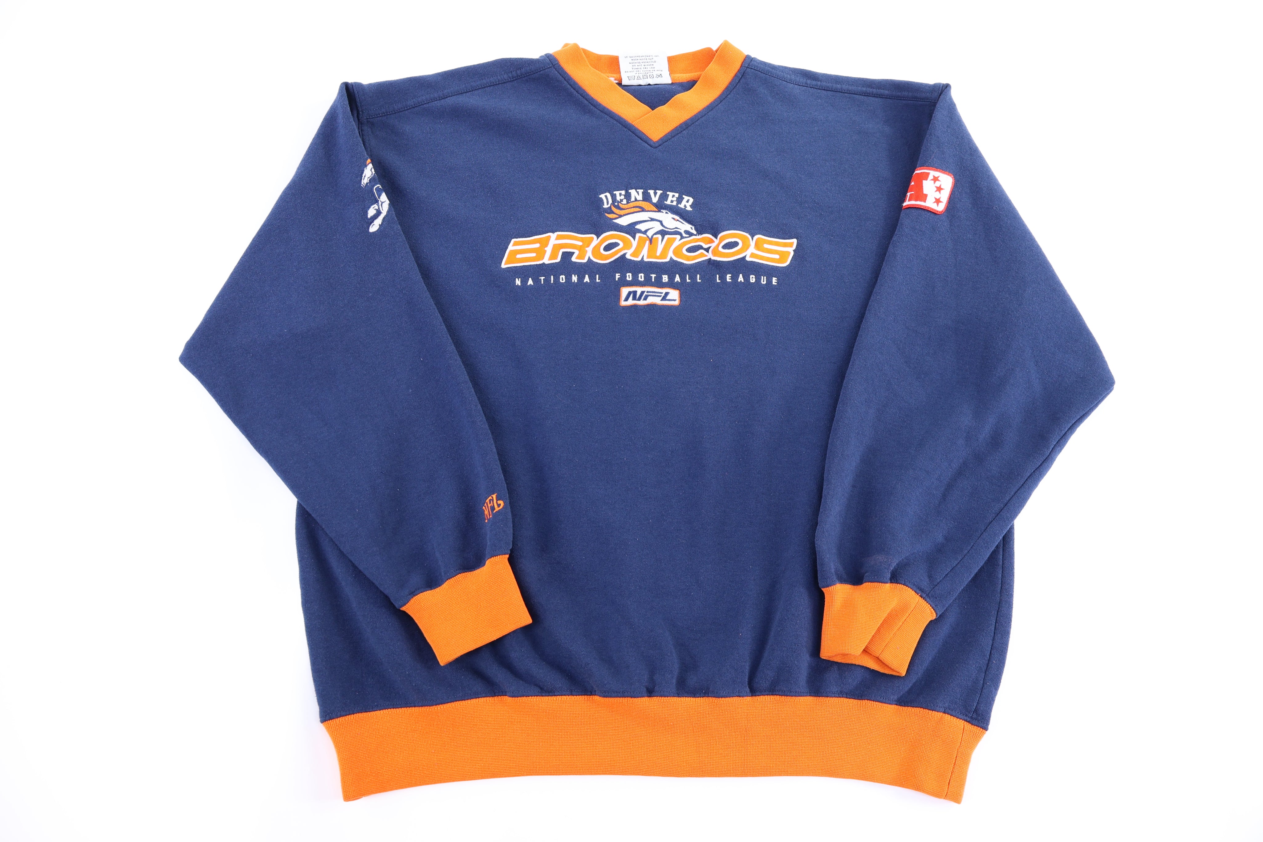 Vintage Denver Broncos Football Embroidered Sweatshirt