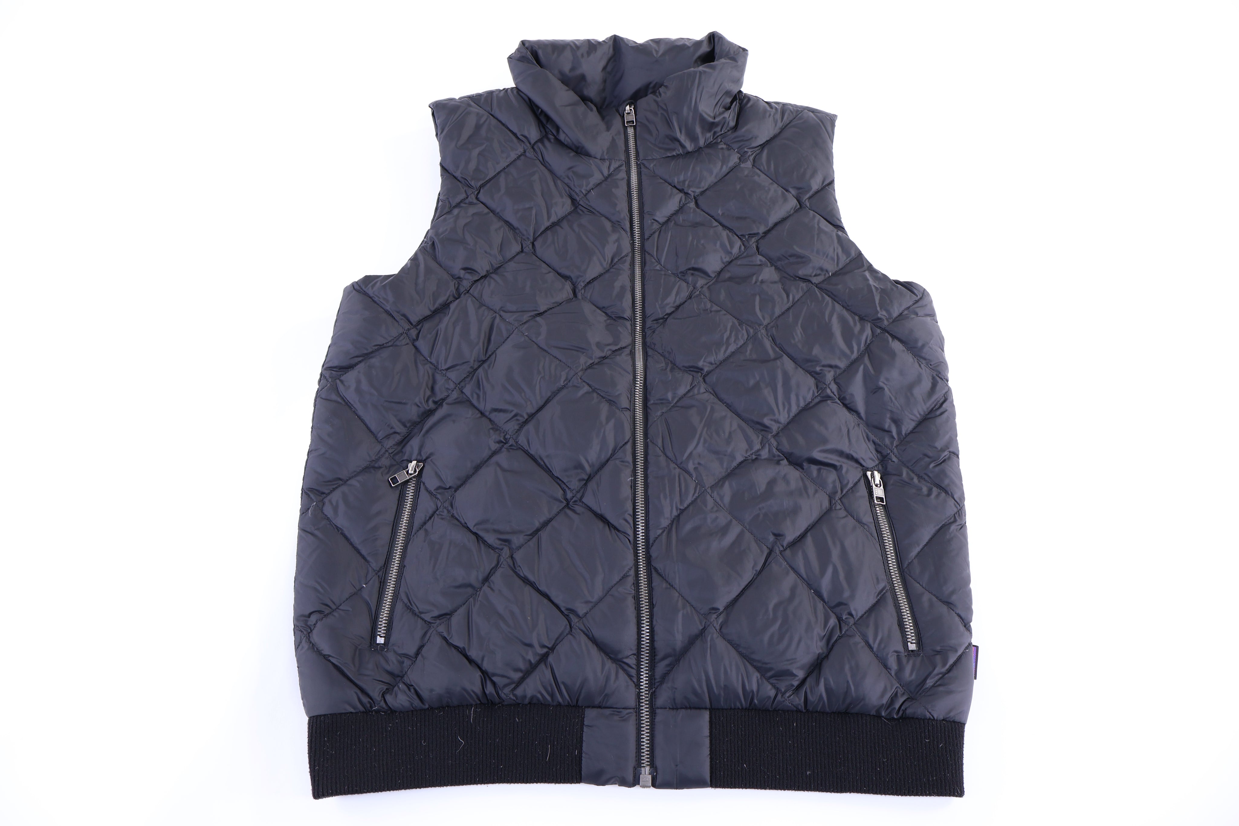 Women's Patagonia Black Full Zip Vest