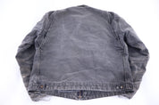 Carhartt Logo Patch Grey Blanket Lined Detroit Jacket